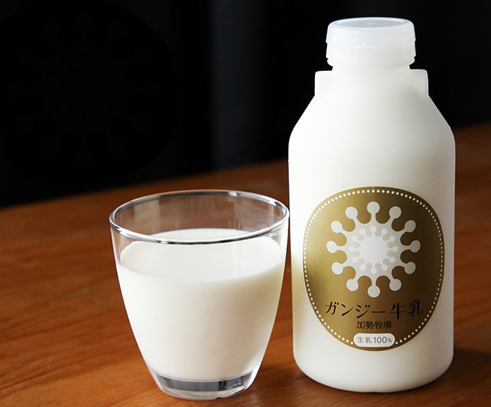 ガンジー牛乳のイメージ画像です
